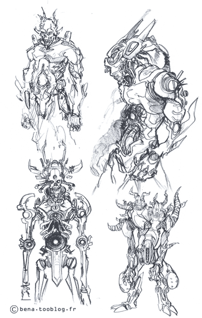 dessins de mecha